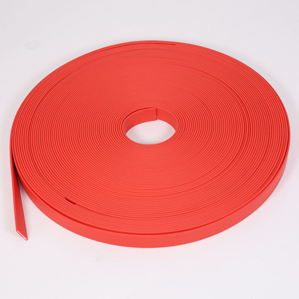 Waterproof Orange Flexi-Poly Rubber PVC Coated Nylon Webbing for Making Dog Collar