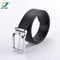 Wearable Sweatproof Men's Classic Black Dress Men Belt with Clip Removable Zinc Alloy Pin Buckle