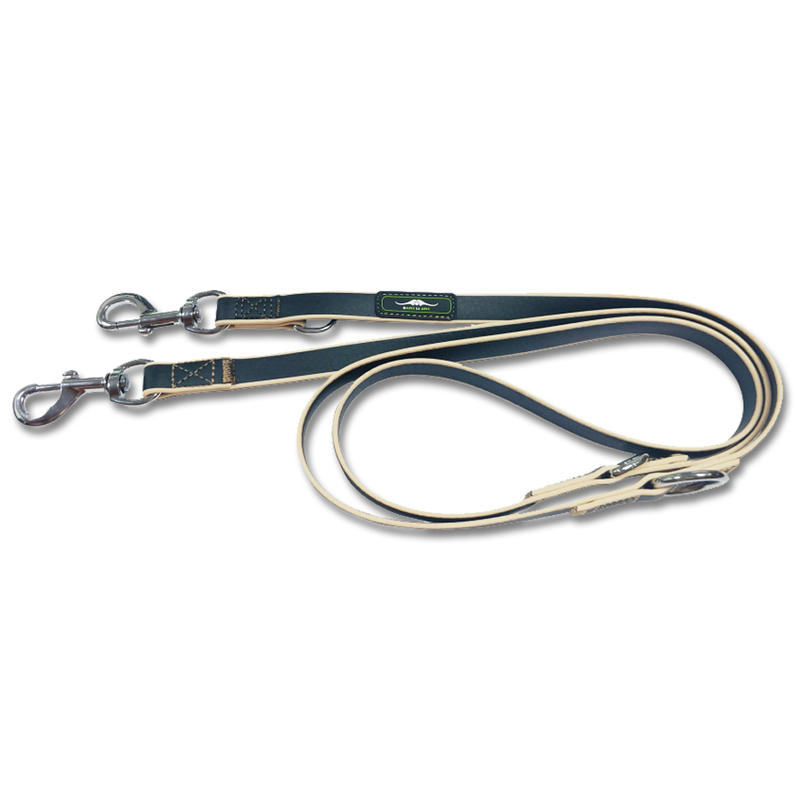 New Adjustable PVC Coated Nylon Pet Dual Dog Leash Material