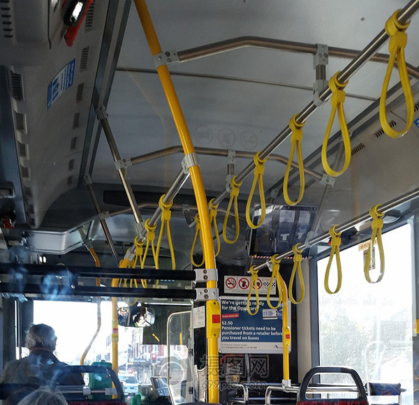 advertising bus handle bus handle grab