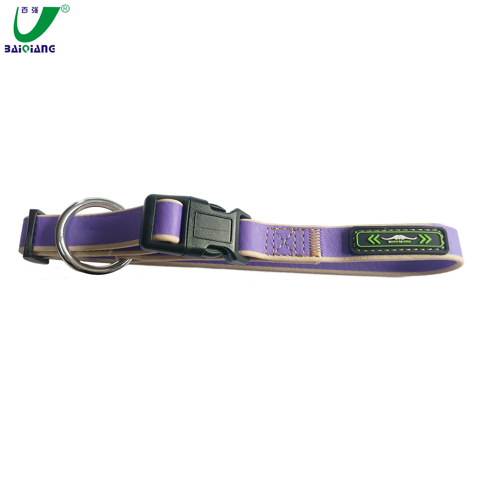2 Inch Nylon OEM Waterproof PVC Dog Strap Pet Training Dog Collar Leash Harness