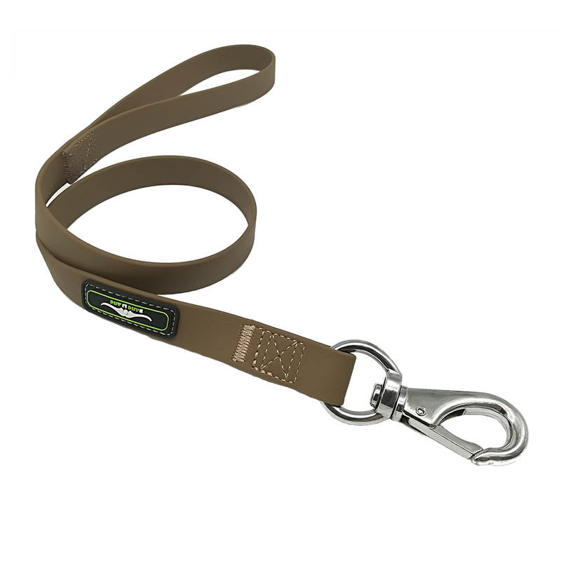 Heavy Duty Black PVC Coated Polyester Nylon Short Dog Safety Leash for Car Seat