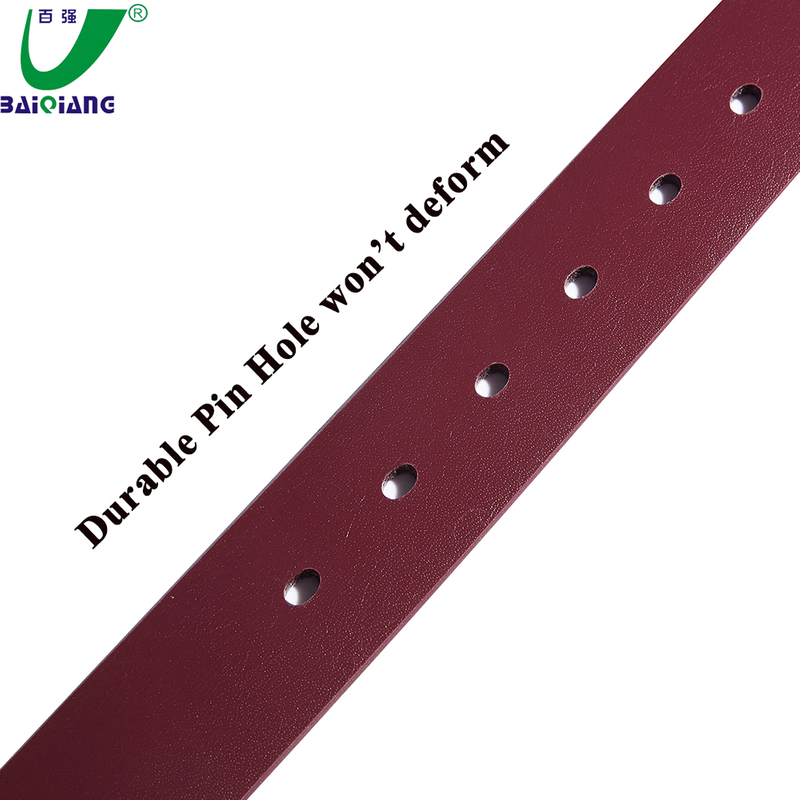 Factory Direct Selling Adjustable TPU Coated Nylon Webbing Men Fashion Red Brand Belt for Men