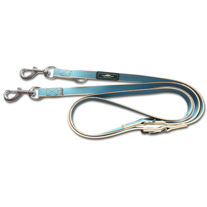 New Adjustable PVC Coated Nylon Pet Dual Dog Leash Material