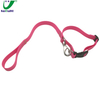 Pink Woman PVC Nylon Dog Collar Pet Training Leash for Small & Medium Dog