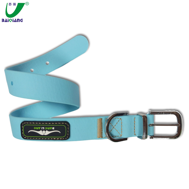 Friendly Cleanable Pvc Webbing Dog Collar Luminous