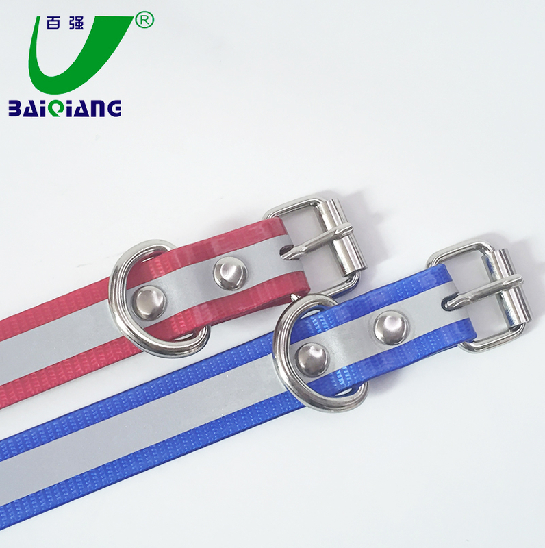 Amazon Ebay Good Quality OEM Classic Solid Noctilucent Reflective Pet Dog Collar for Night Safety
