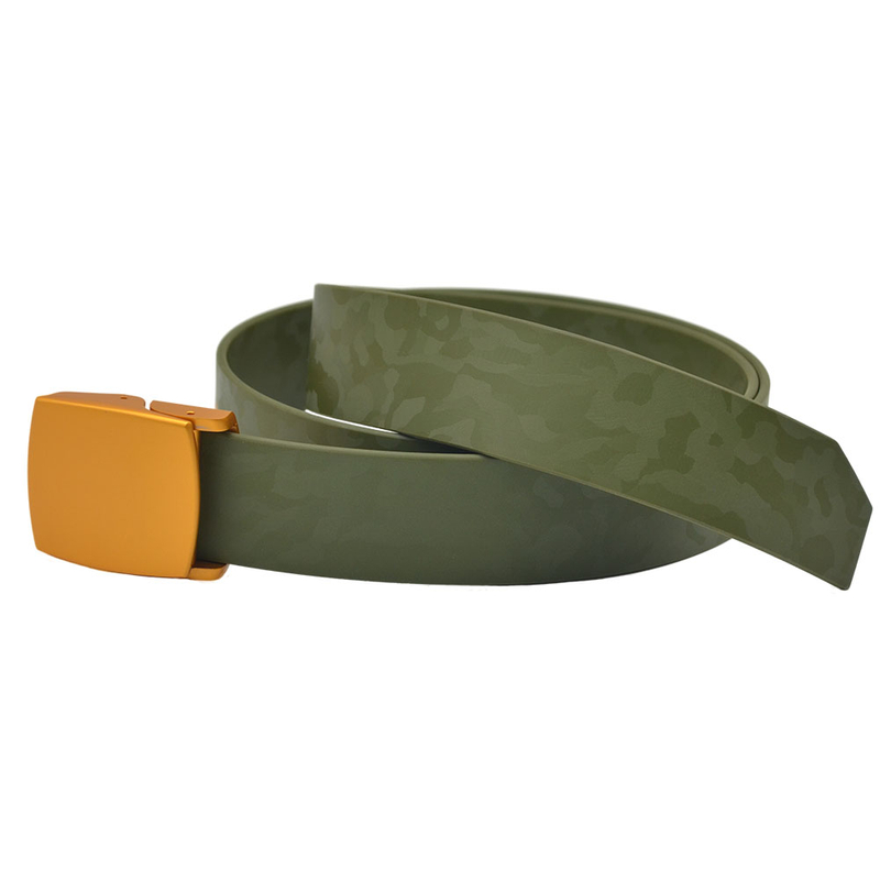 Cheap Custom Printed Camouflage Tactical Men Leather Reversible Slide Belts Straps