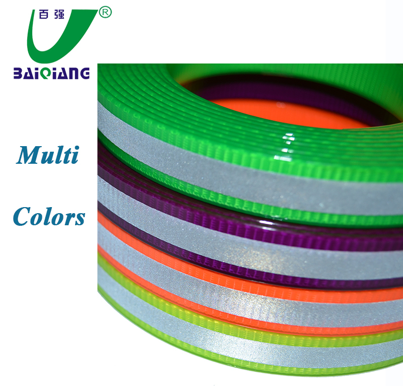 Glitter Tape TPU Reflective Plastic Coated Nylon Webbing