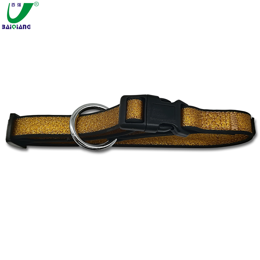 Blue Sex Woman Dog Collar, Multi Functional Adjustable Rubber Handle Plastic Dog Leash with Logo