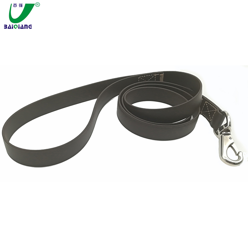 Brown Plastic Polyester webbing Smart Magnetic Dog Leash Handle Dog Show Lead