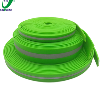 Waterproof Synthetic Reflective PVC Coated Nylon Webbing for Making Dog Collar and Leash