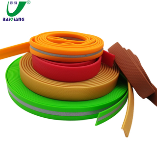 25mm Heat Resistant Woven Elastic Webbing Day Glow Coated Nylon Webbing for Dog Collar