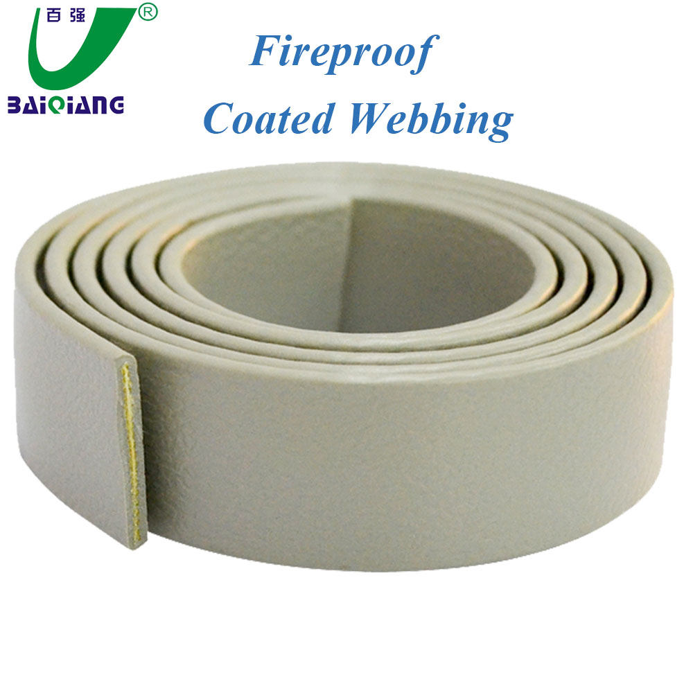 Flame Resistant Thermal Polyurethane Coated Webbing