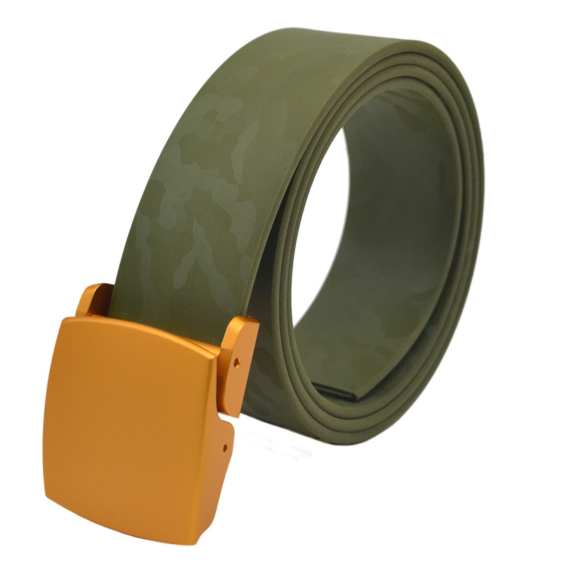 Cheap Custom Printed Camouflage Tactical Men Leather Reversible Slide Belts Straps