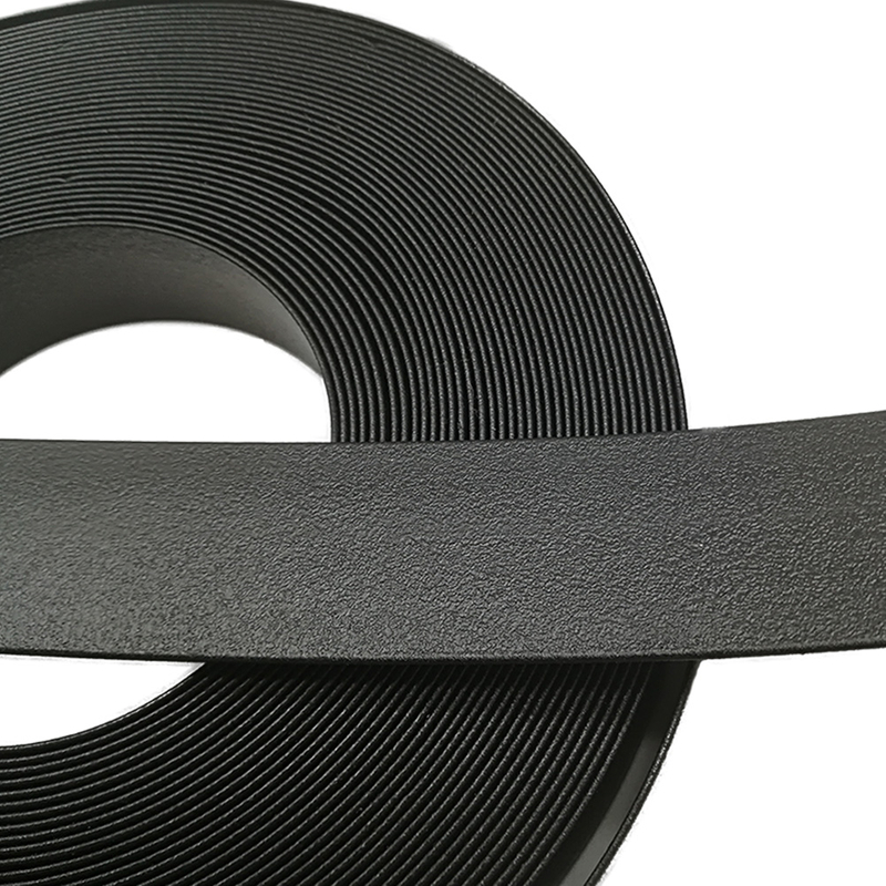 Black 2 and 1.5 Inch Fire Flame Retardant Elastic TPU Polypropylene Tubular Webbing for Bag Strap 