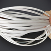 Factory Custom Brands American Football White TPE Coated Polyester Webbing Strap