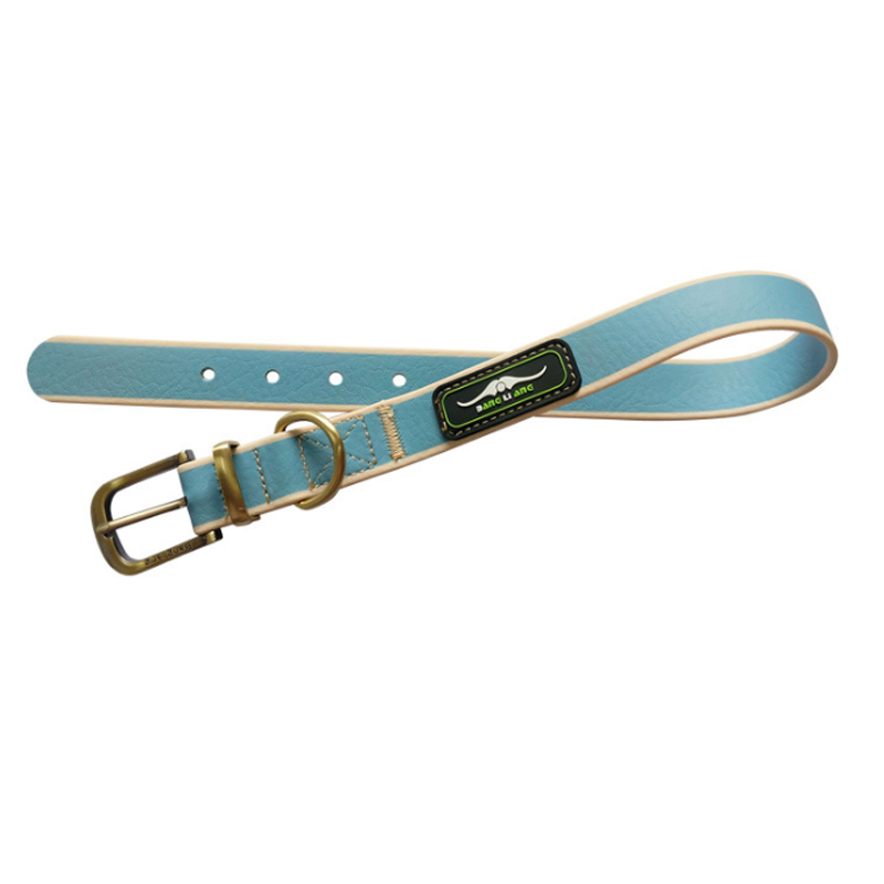 Soft Waterproof PVC Coated Nylon Pet Neck Collar Dog Neck Collar