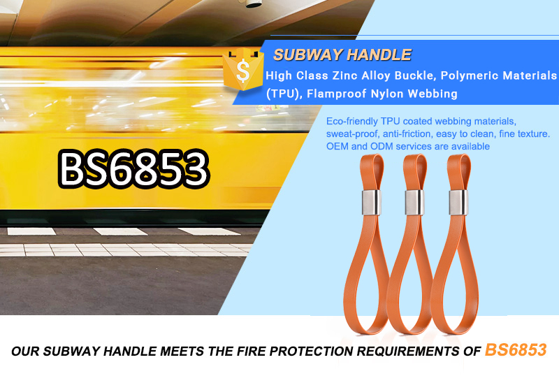 city bus handrail strap