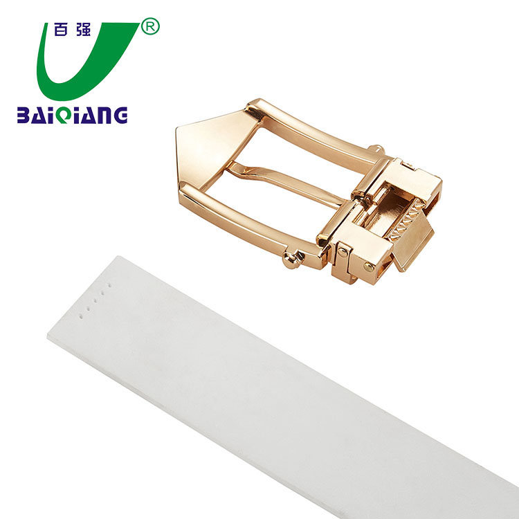 Best Selling Trendy Western Style Belt Strong Solid White Branded Belts for Men