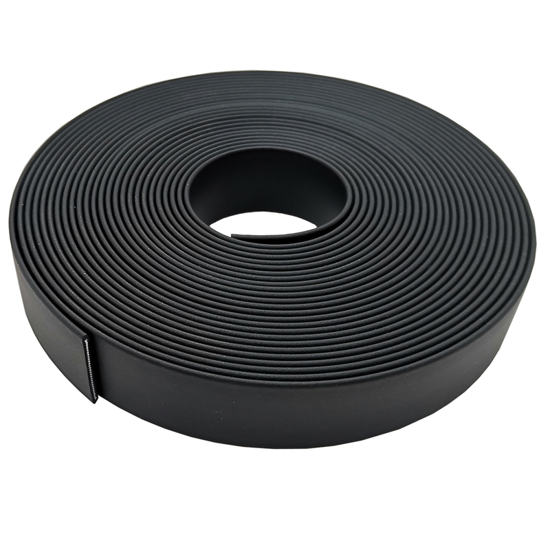 Factory Direct Selling Black Matte Finish Soft Waterproof PVC Coated Webbing for Backpack Strap