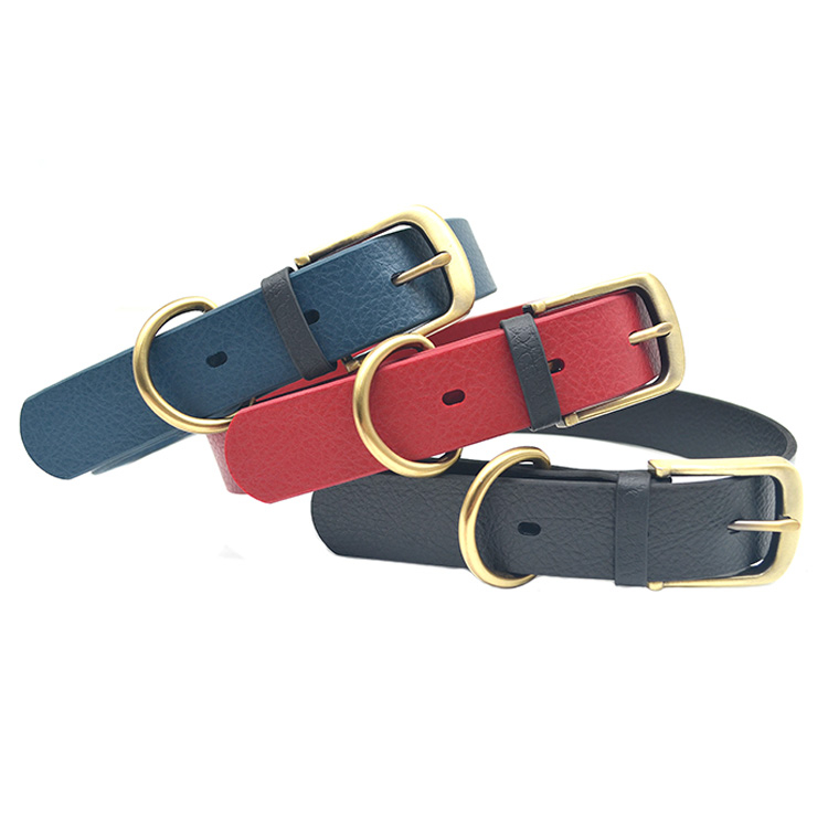 High Margin Elastic Quick Release Pin Buckle Safety TPU Training Pet Dog Collars Custom