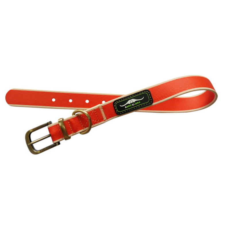 Soft Waterproof PVC Coated Nylon Pet Neck Collar Dog Neck Collar