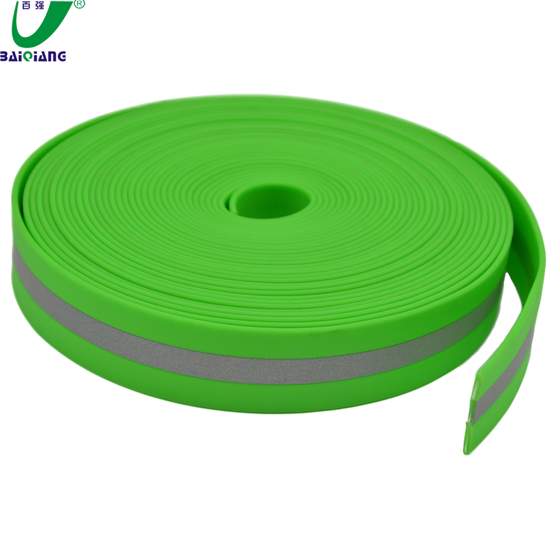 Waterproof Synthetic Reflective PVC Coated Nylon Webbing for Making Dog Collar and Leash