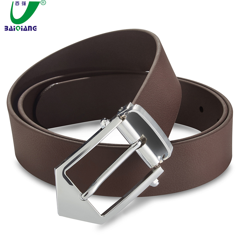 Wholesale Super Fantasy Mens and Women Leather Cool Blue Stretch Belt With Types of Belt Buckles