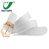Quality Custom Logo White Leather Mens Golf Belts for Men