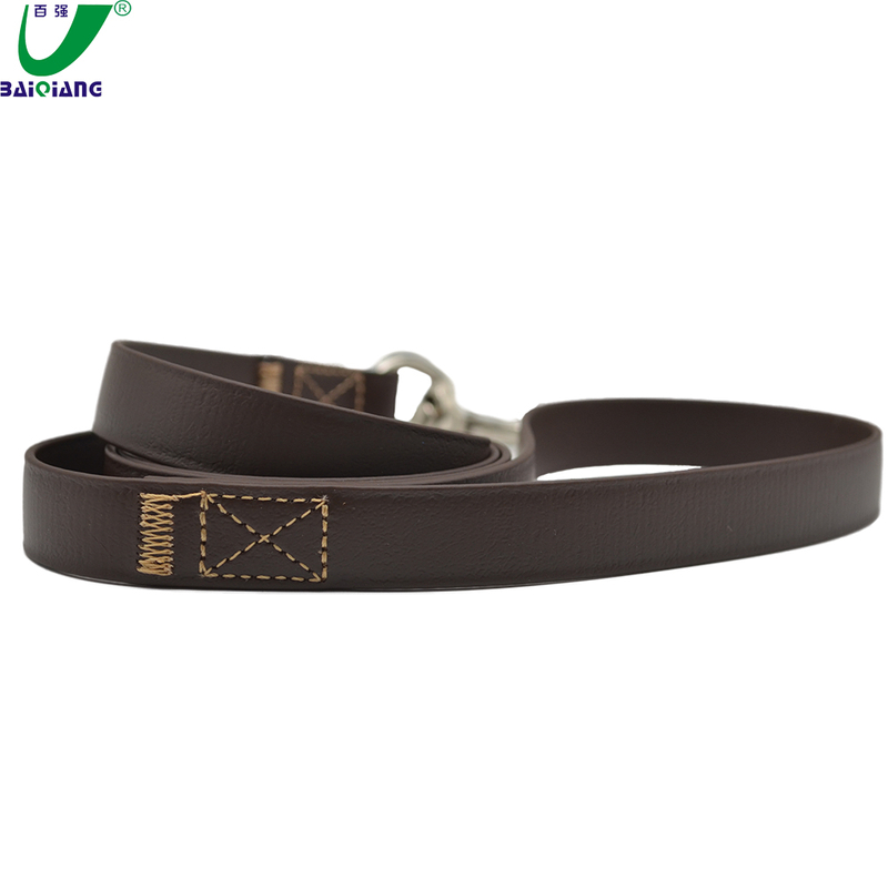 Brown Plastic Polyester webbing Smart Magnetic Dog Leash Handle Dog Show Lead