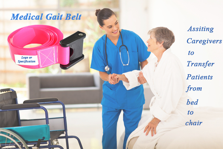 Custom Essential Lift Aid Medical Supply Back Support Gait Belt in Healthcare Supply