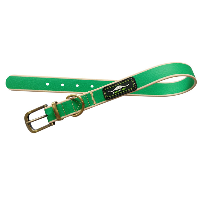Soft Waterproof PVC Coated Nylon Pet Neck Collar Dog Neck Collar