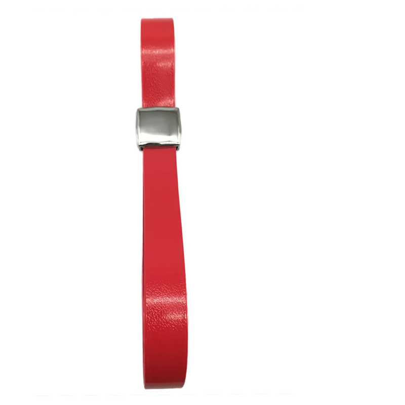 Durable TPU / PVC Coated Webbing Plastic Subway Handle Strap
