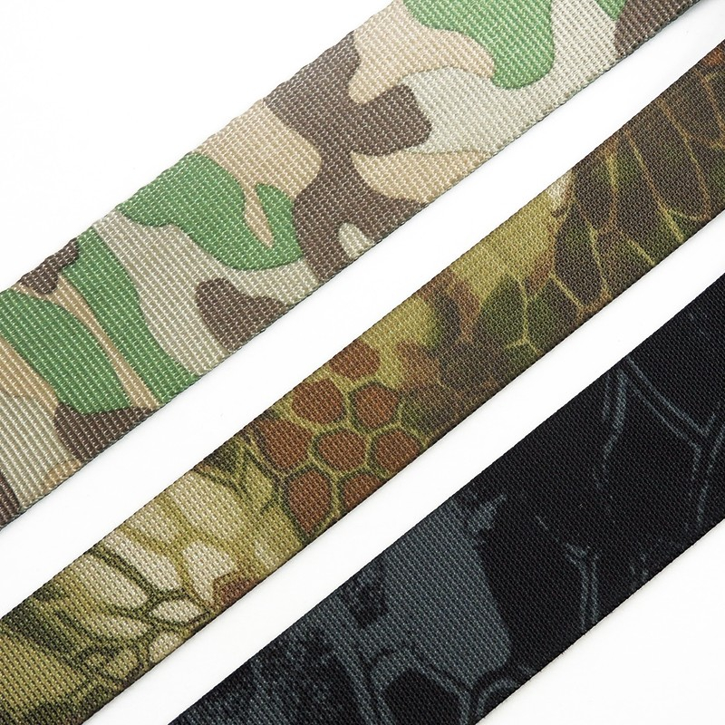 Not Unglued Embroidered TPU/PVC Coated 35mm and 50mm Polypropylene Buttonhole Canvas Webbing Strap