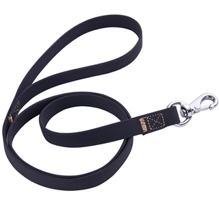 correa de poliuretano negro para mascotas pvc