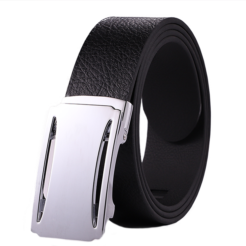 2019 Casual Durable Custom Red Fashion Black Men Belt Leather