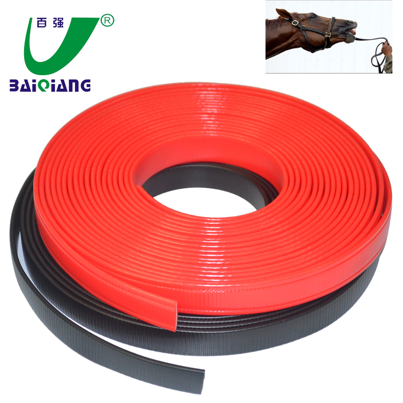 Waterproof PVC Plastic Coated Nylon Webbing for Horse Harness Reins Headstall
