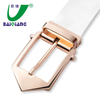 Quality Custom Logo White Leather Mens Golf Belts for Men