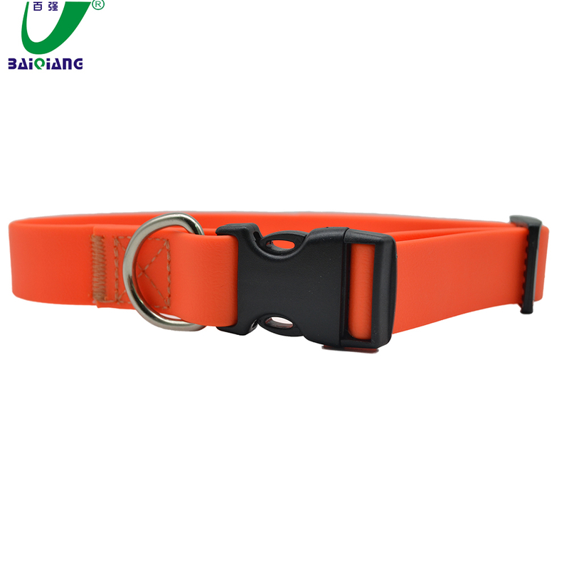 Waterproof Pet Products Supplies Matte Coated PVC Webbing Pet Collars and Leashes