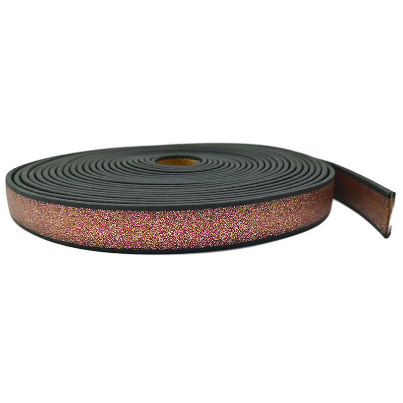 PVC Coated 1.5 inch Flat Polyester Logo Nylon Spandex Weaving Webbing